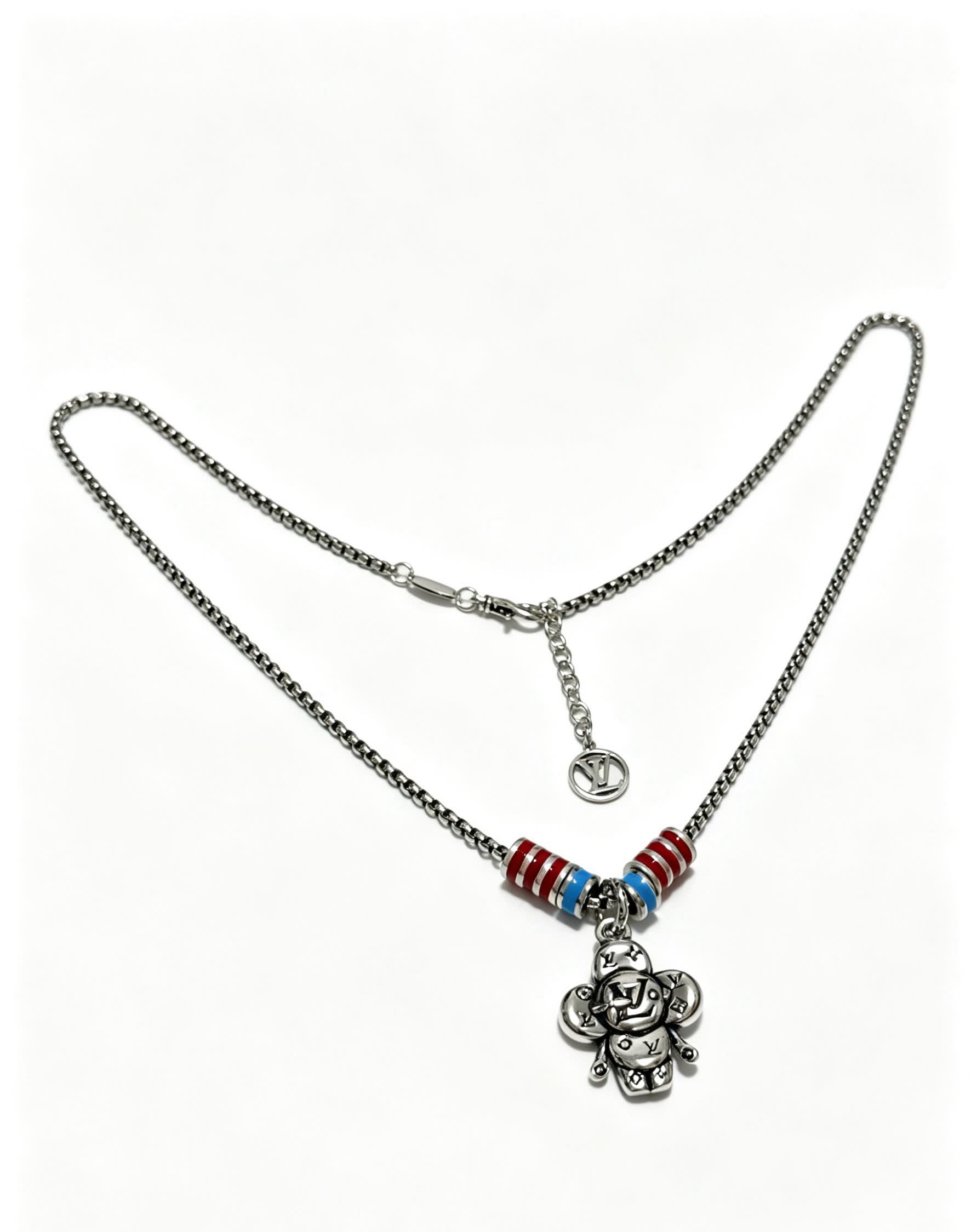 Louis Vuitton Silver Charm Necklace